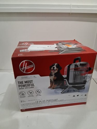 Hoover cleanslate xl portable carpet & upholstery spot cleaner and stain remover - dual tanks - red/grey - (model: fh15000v) image 7
