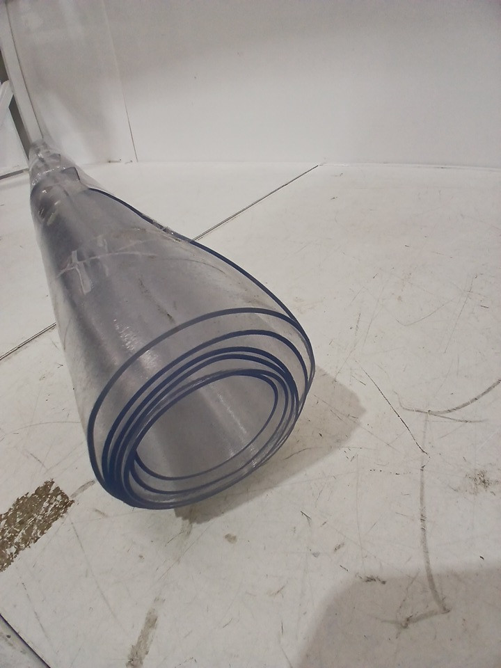 Waterproof vinyl 2mm thick TABLE COVER - 78" x 48" - CLEAR image 4