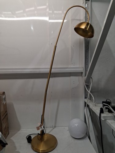 arc Globe Floor Lamp- 48" - brass image 6