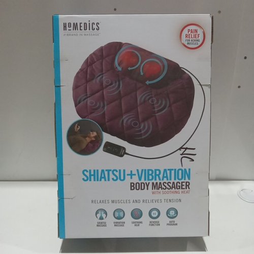 SHIATSU+VIBRATION BODY MASSAGER WITH SOOTHING HEAT (Model: SP-129HBGJ) image 3