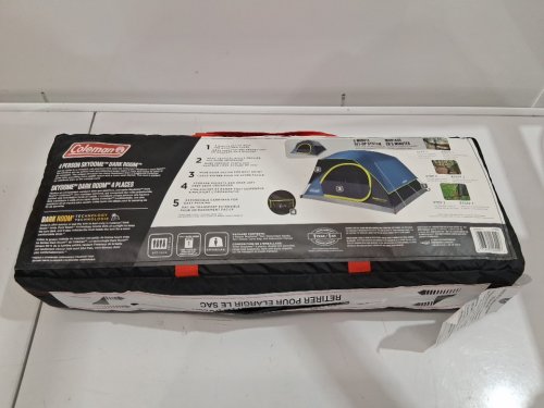 COLEMAN SKYDOME 4 PERSON water-resistant TENT - DARKROOM/multicolor (MODEL: 2000038173) image 5