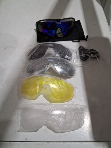 5pc adult unisex POC Crave Uv400 Cycling Sunglasses Kit -assorted colours (model: 715C50M953MV) image 3