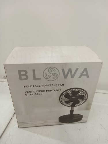 BLOWA Foldable Portable Standing Fan - 38" - black (model:BF01BLA) image 2