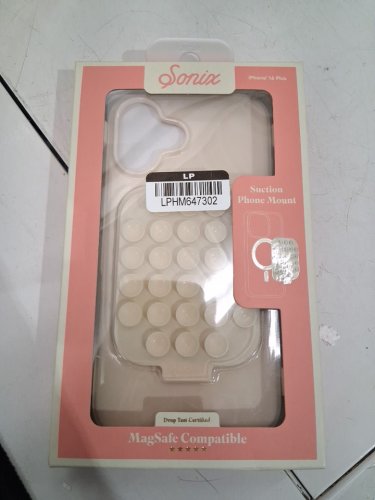 SONIX magsafe CASE FOR IPHONE 16 plus with SUCTION PHONE MOUNT - BEIGE (Model: A24-S004-M011) image 3