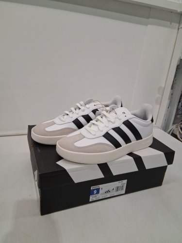 Men's Adidas Barrada lace up Sneaker Shoes - Size 9 - White (Style: 2974609) image 2