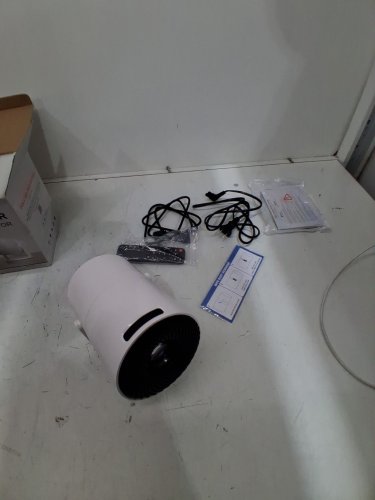 TECAKI home theater mini projector - 1080p | wifi | bluetooth - white - (model: x5) image 3