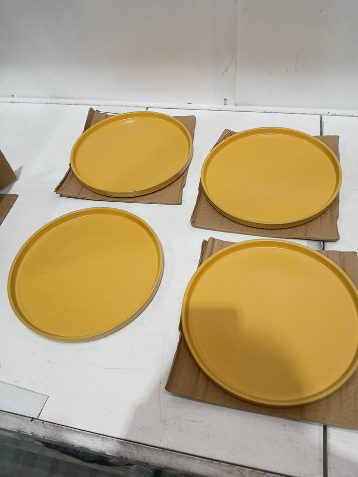 16PC stone + lain stoneware collection dinnerware set - yellow - (model: blb1132) image 3