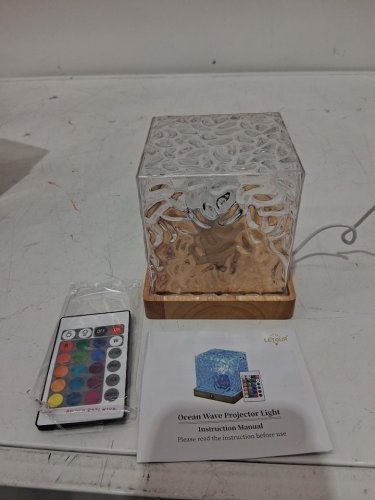 Ocean Wave Touch Projector Night Light - 16 colours - clear image 3