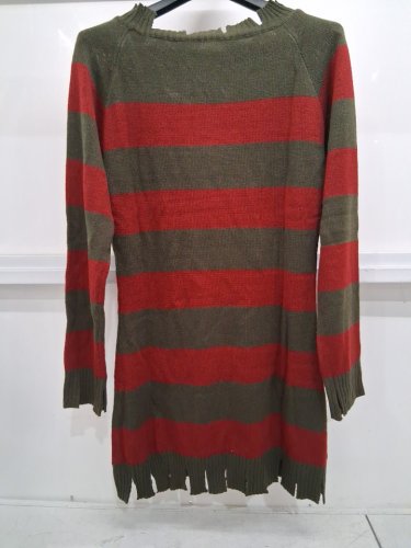 womens **DRESS ONLY** SECRET WISHES FREDDY KRUEGER COSTUME FROM "A NIGHTMARE ON ELM STREET" - PLUS SIZE (DRESS SIZE 14-16) (MODEL: 17672) image 4