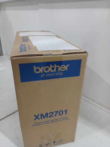 BROTHER LIGHTWEIGHT FULL-FEATURED ELECTRIC SEWING MACHINE - WHITE (MODEL: XM2701) image 4