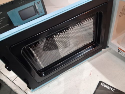 GALANZ RETRO-STYLE DIGITAL MICROWAVE OVEN - 0.7CU FT - bebop BLUE (MODEL: GLCMKZ07BER07) image 5