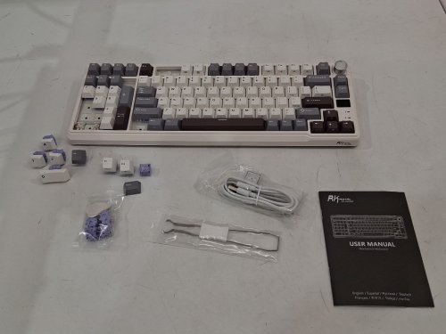 RK ROYAL KLUDGE L98 Wireless Mechanical Keyboard with Southpaw Numpad - Left-Handed Gasket Gaming Keyboard with Knob, 95% Hot Swappable Keyboard, BT/2.4G/USB-C, 8000mAh Battery - cream (model: rk l98) image 3