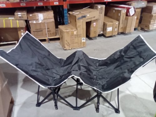 Overmont oversized folding Camping Cot with Mattress - 72" x 28" - 550lbs CAP - black (model: Om006012) image 4