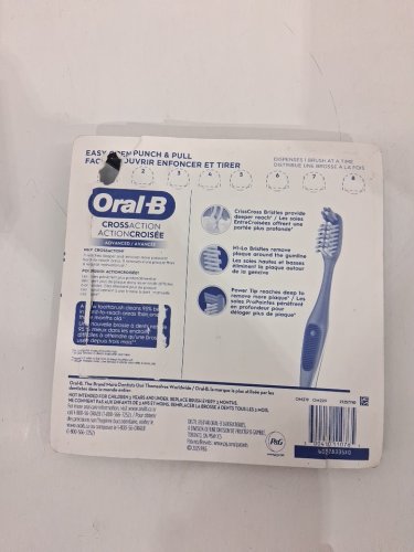 6pk oral-b criss cross bristles - medium bristles - assorted colours image 3
