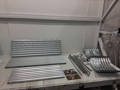 3PK LAND GURAD Raised Galvanized STEEL GARDEN BED PLANTER BOX - 5FT X 2FT X 10" - SILVER image 3
