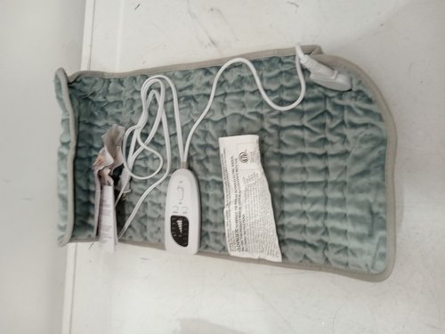 Cradle you In Warming Comfort! Body Heating Electric Pad with Heat Settings Auto - 12" x 23" - grey  (model: tk-hp2412) image 3