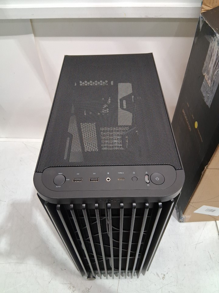 ASUS ProArt E-ATX Case with Tempered Glass Panel with 100mm and 2x 200mm Fans - 420mm Radiator Support - Black Wood (model : PA401) image 10