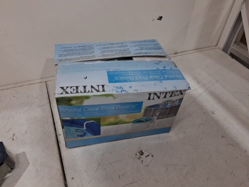 INTEX DELUXE WALL MOUNT POOL CLEANING SURFACE SKIMMER FOR ABOVE GROUND POOL - BLUE/WHITE - (MODEL: 28000E) image 6
