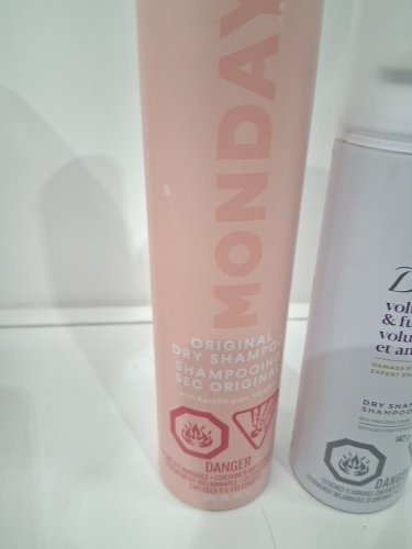 2 ASSORTED DRY SHAMPOOS - ASSORTED BRANDS AND SIZES - MONDAY / DOVE image 3