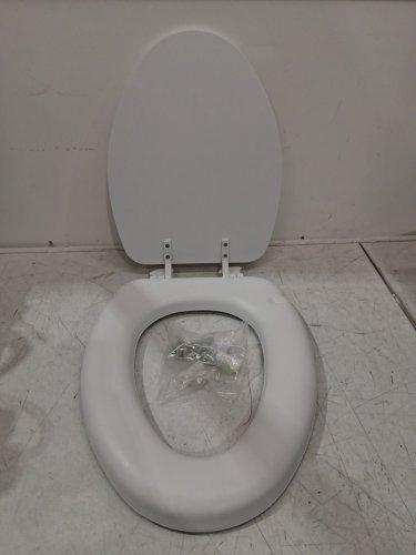 Bemis Mayfair Cushioned Vinyl Toilet Seat - 17" - White (model: 1815CP) image 4