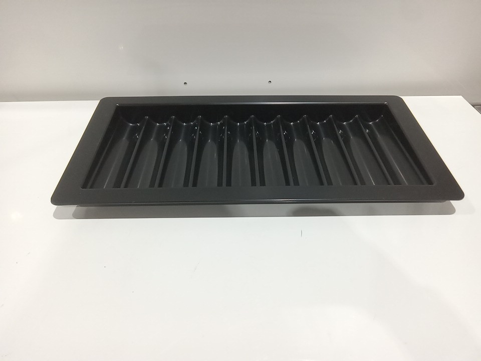 poker chip holder with 10 columns - holds 500 poker chips - black image 4