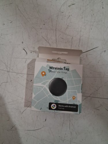 middle rabbit wireless tag tracker - work with android find hub - black image 2