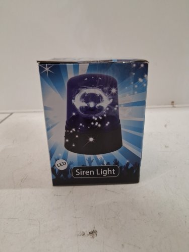 mini led siren light - 3" - black/red image 3