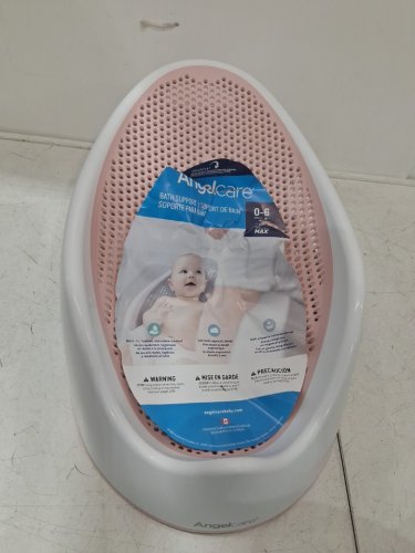 ANGELCARE BABY BATH SUPPORT - PINK image 2