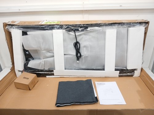 ONBRILL Ergonomic Headboard Full Size with Charging Station - Full - Dark Grey (Model: HB-102-DG-F) image 4