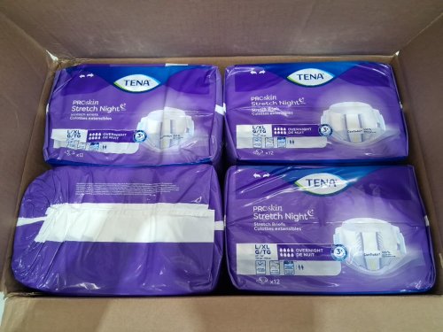 48pk TENA UNISEX ProSkin Stretch Briefs - Large/extra-large (model: 055755v-00) image 2