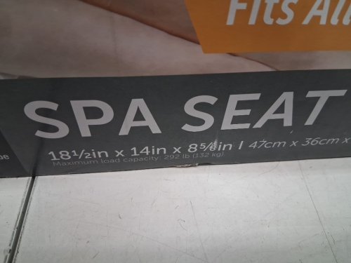 Intex PureSpa Spa Seat - Fits all PureSpa Models - 18.5" x 8.6" x 14" - beige (Model: 28502E) image 4