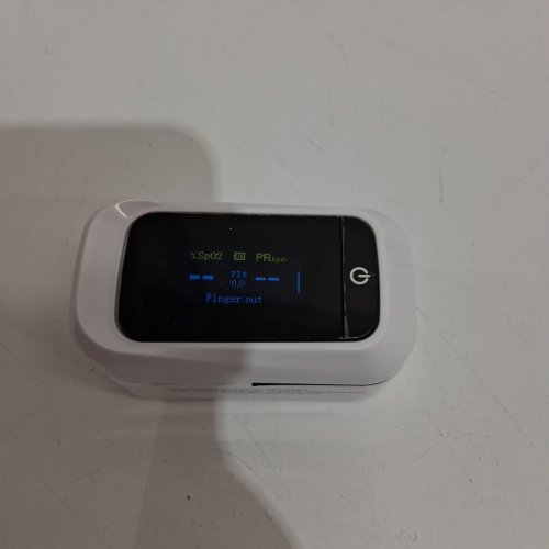 Portable battery-powered Fingertip Heartrate Pulse Oximeter - White (Model: BSX253) image 4
