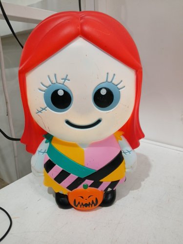 TIM BURTONS NIGHTMARE BEFORE CHRISTMAS "SALLY" LIGHT UP LAWN DECOR - 13.75" - MUTLI image 2