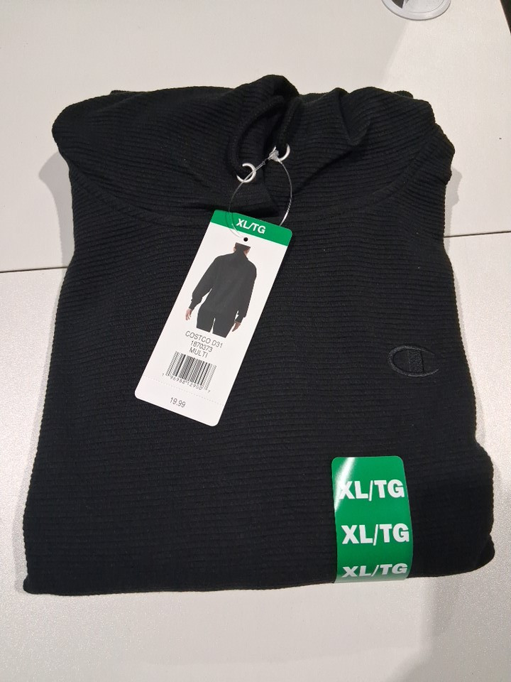 WOMEN'S CHAMPION TEXTURED TUNIC HOODIE - EXTRA LARGE - BLACK - (STYLE: 1870373) image 2