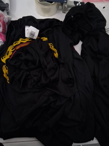 4PC MEN'S RUBIES BLACK NINJA WARRIOR COSTUME - MEDIUM - BLACK (STANDARD) image 2