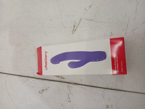 PinkCherry G-Spot Slim rechargeable waterproof Rabbit Vibrator - purple image 2