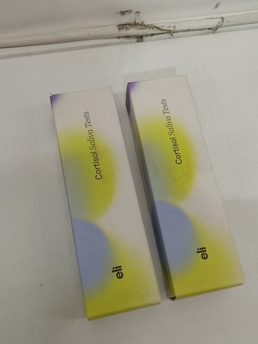 2 (4pk) Eli health at-home hormometer Instant Cortisol Saliva Tests for stress tracking (8 total) - compatible with ios image 4