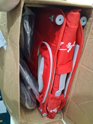 Radio Flyer DELUXE 3-in-1 EZ Fold Wagon WITH CANOPY - Red (MODEL: 3951A) image 3