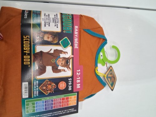 INFANT RUBIES SCOOBY-DOO "SCOOB" COSTUME - 12-18 MONTHS - BROWN image 3