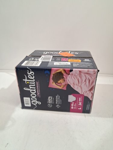34PK GIRLS GOODNITES BEDWETTING NIGHT TIME UNDERWEAR, LARGE, FITS SIZES 10-12, (MODEL:‎00036000533613) image 2