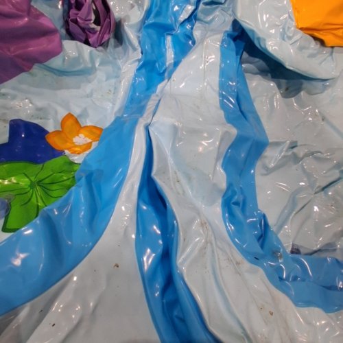 Intex Jungle Adventure Inflatable Play Center - 96" x 78" x 28" - 130gal capacity larger pool and 15gal capacity smaller pool - 4 ball pit balls - multicolor  (MODEL : 57161EP) image 3
