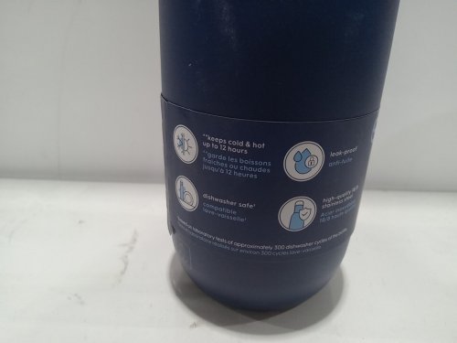 SodaStream Fizz & Go Stainless Steel Carbonating Water Bottle - Dark Blue image 5