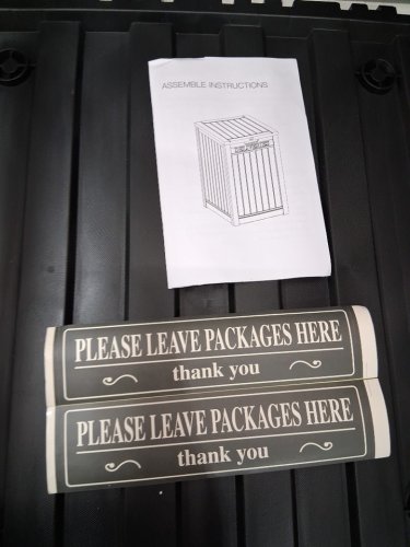 LHBGO Package Delivery Box for Outside - 48 GALLON - BROWN image 3