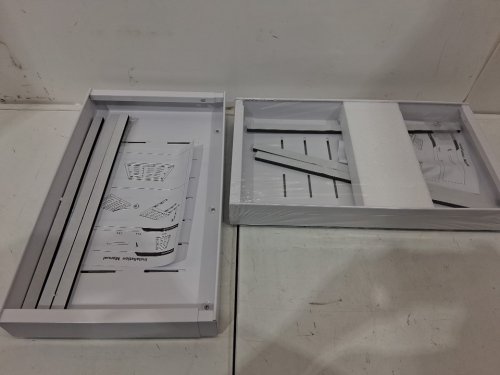 2pk THORSES heavy duty expandable pull out cabinet drawers - 21" x 12"-18.9" - white image 3