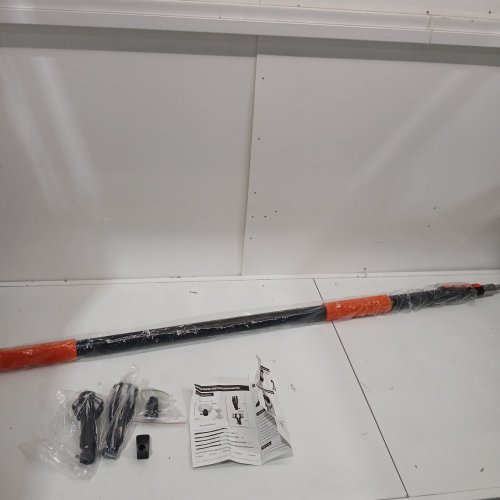 Light Bulb Extension Pole Changer with Telescopic Extension Pole 5FT - 20FT REACH - orange/red/black image 3