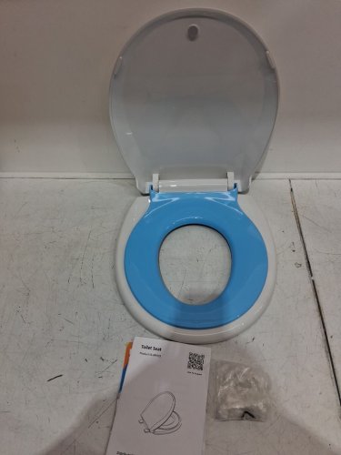 toilet seat cover with Toddler Potty Training Seat Built-in - 17" - white/blue (model: pho_0vp6rhcs) image 4