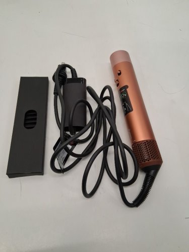6PC DYSON i.d curly + coily airwrap multi styler and hair dryer with bluetooth - amber silk ( model: hs08) image 8