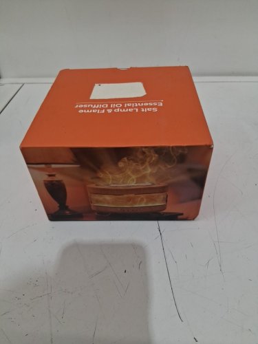 Essential Oil Diffuser with Himalayan Salt Lamp - 350ML - dark grey (model: H2) image 2