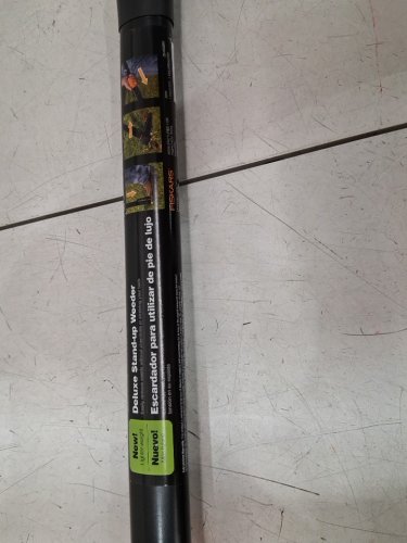 FISKARS DELUXE STAND-UP WEEDER GARDENING & LANDSCAPING TOOL - BLACK, ORANGE image 4