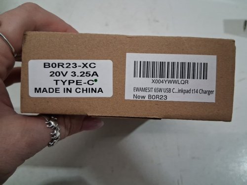 REPLACEMENT FAST CHARGING USB-C POWER ADAPTER FOR CHROMEBOOK LAPTOPS - 65W - BLACK (MODEL: sm65cl-01) image 3